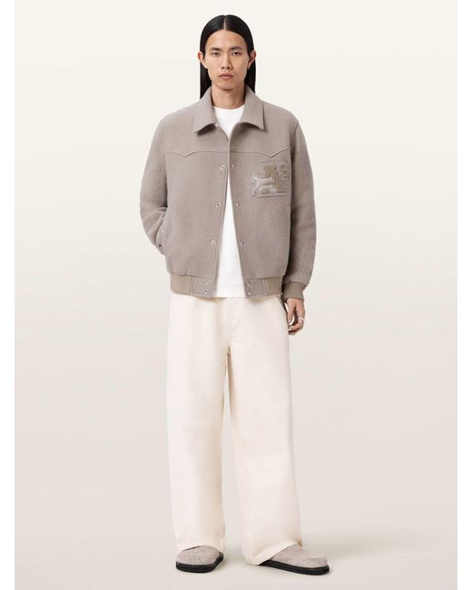 AllSaints Natural Allsaints Light Royce Jacket for men