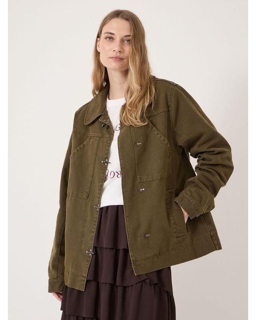 Hush Green Jayda Utility Jacket