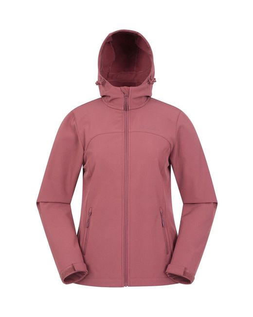 Mountain Warehouse Pink Exodus Water-Resistant Softshell Jacket
