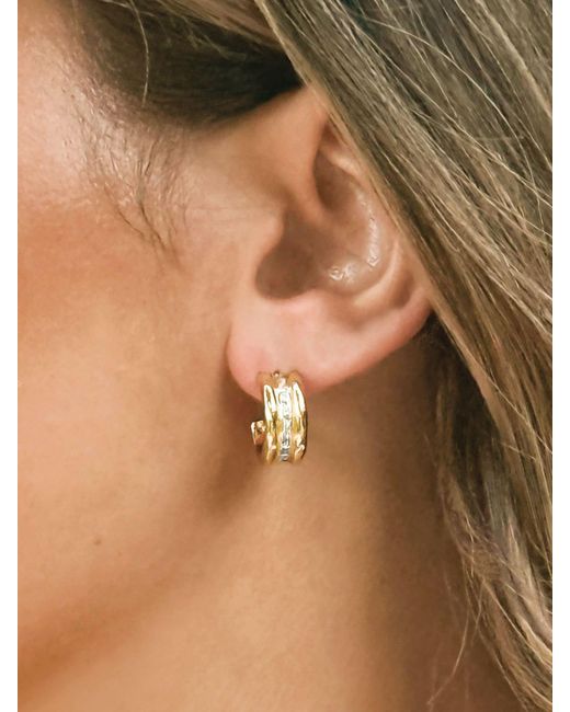 Ivory & Co. Metallic Tone Whitehall Earrings