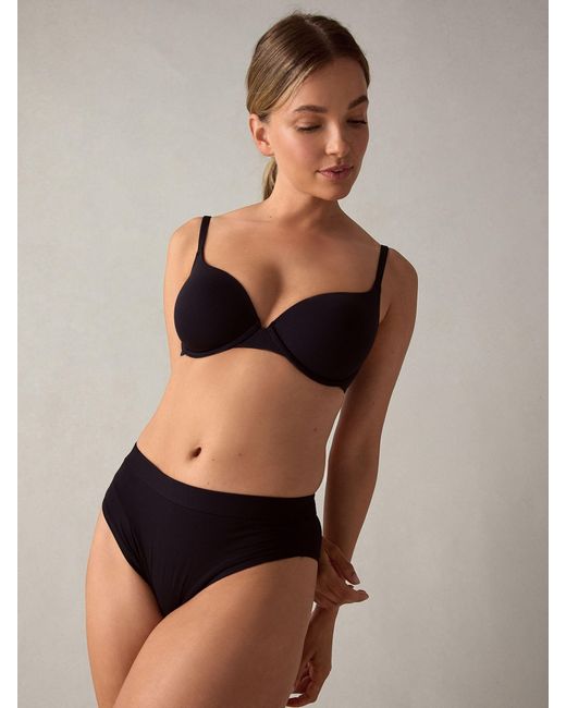 Self Black Midi Knickers