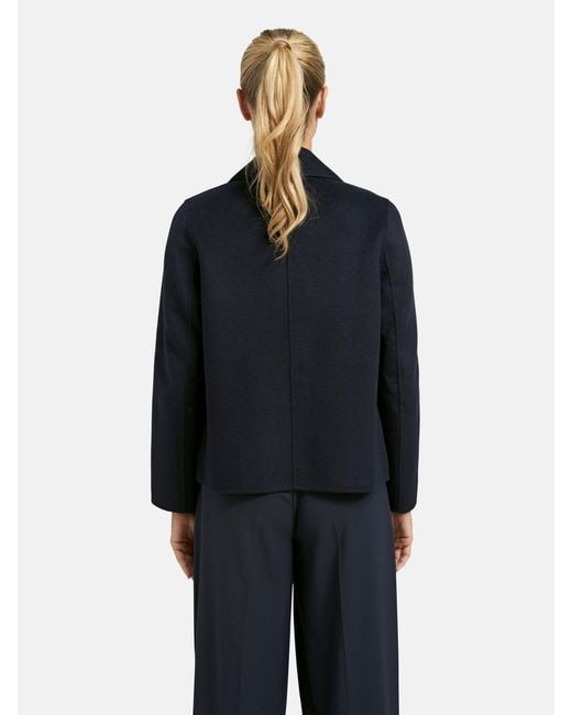 Smith & Soul Blue Double Breasted Wool Blend Jacket