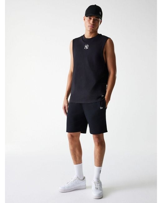 KTZ Black Mid Shorts for men