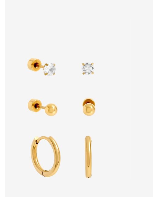 Jon Richard Metallic Plated Waterproof Basic Earrings