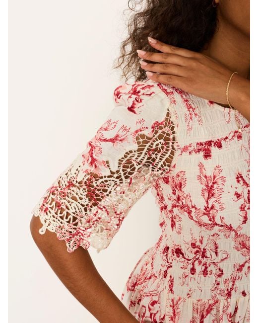 FatFace Pink Fatface Alice Petite Midi Dress
