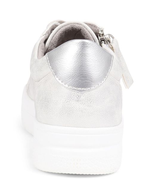Pavers White Chunky Platform Trainers