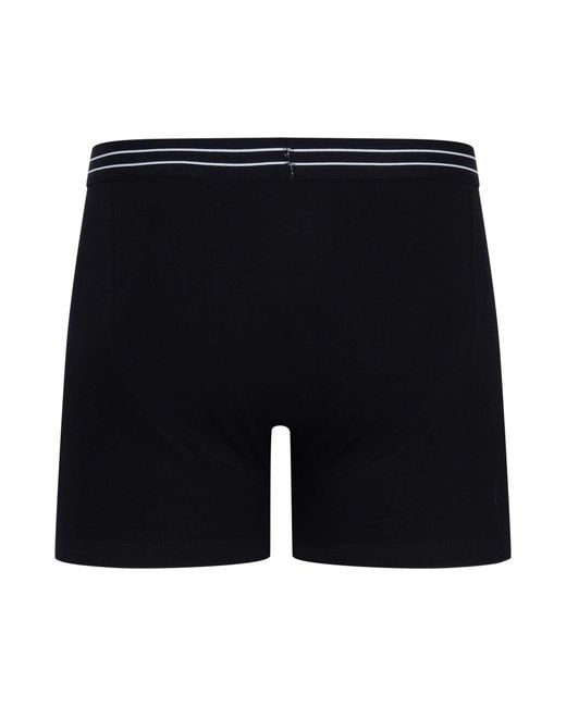 Lyle&Scott Black Lyle & Scott Multi Button Fly Boxer Trunks 3 Pack for men