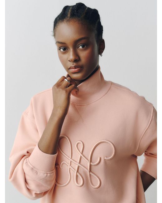 Next Pink High Neck Sweatshirt