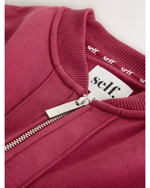 Self Red Bomber Jacket