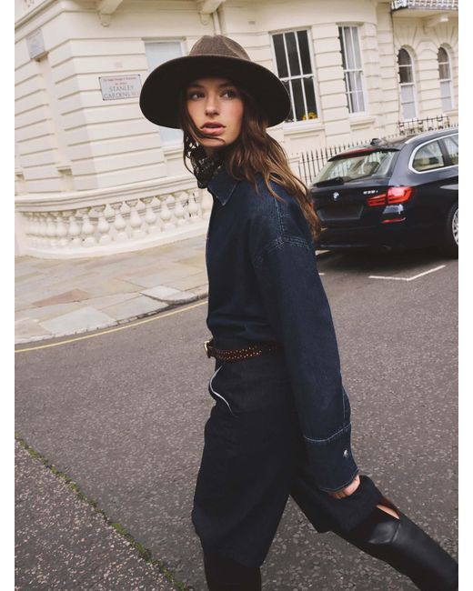 Next Brown Snaffle Fedora Snaffle Hat