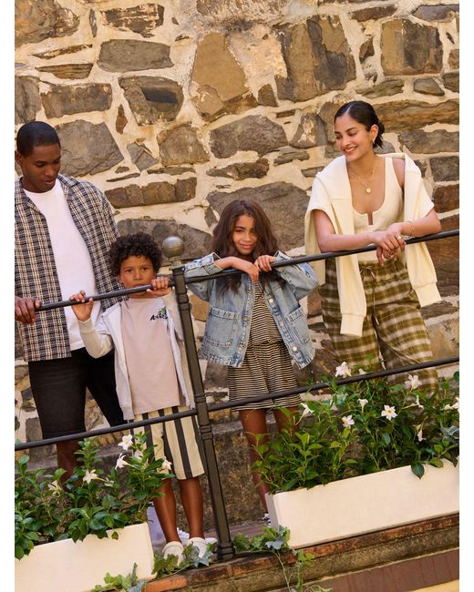 Next Gray Textured Check Short Sleeve 100% Cotton Shirt for men