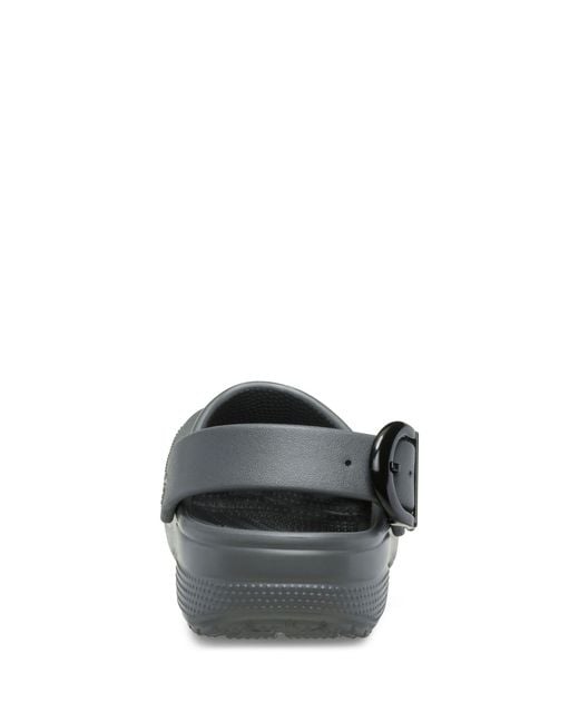 CROCSTM Gray Classic Buckle Clogs