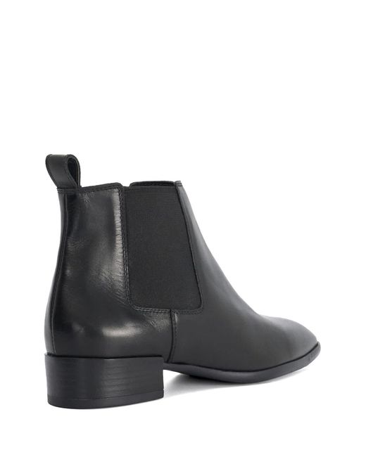 Dune Black Pinni Ankle Boots