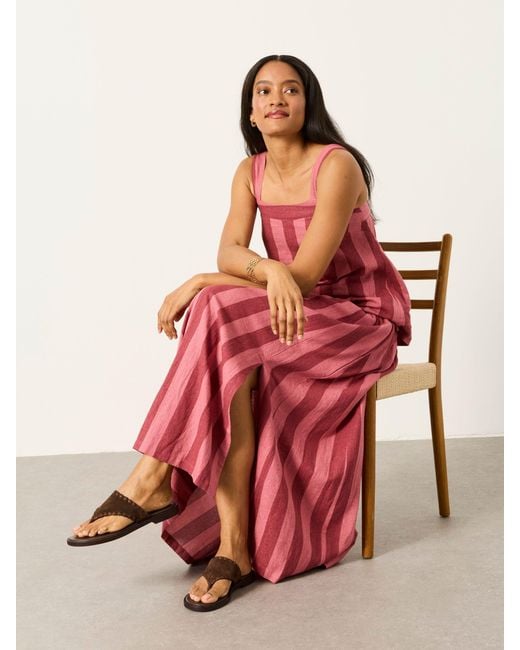 FatFace Pink Fatface Kit Midi Skirt