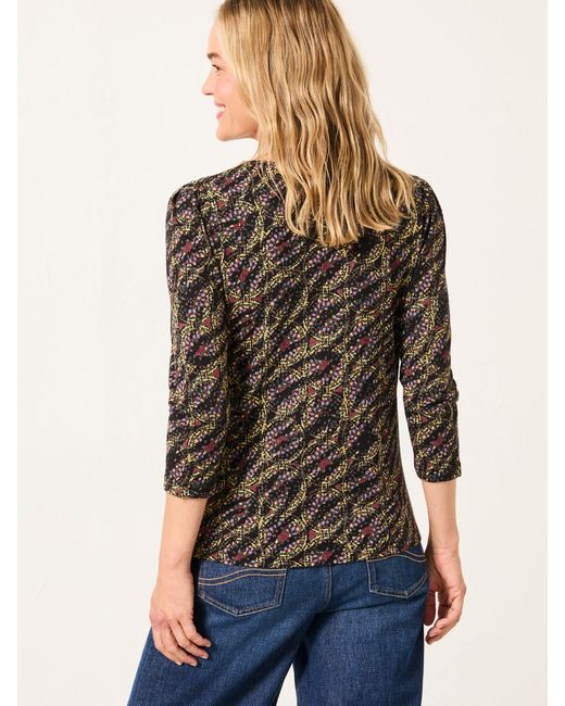 FatFace Gray Fatface Ria Top