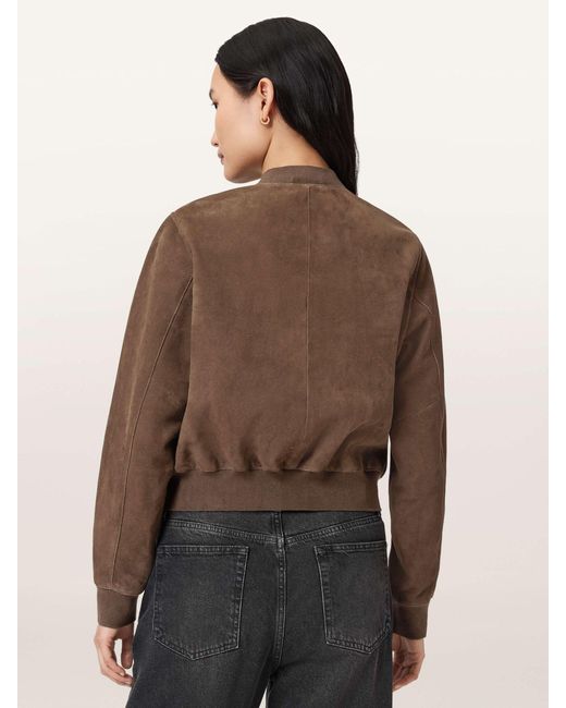 AllSaints Brown Orten Bomber Jacket