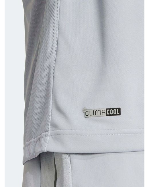 Adidas Blue Tech Apparel T-Shirt for men