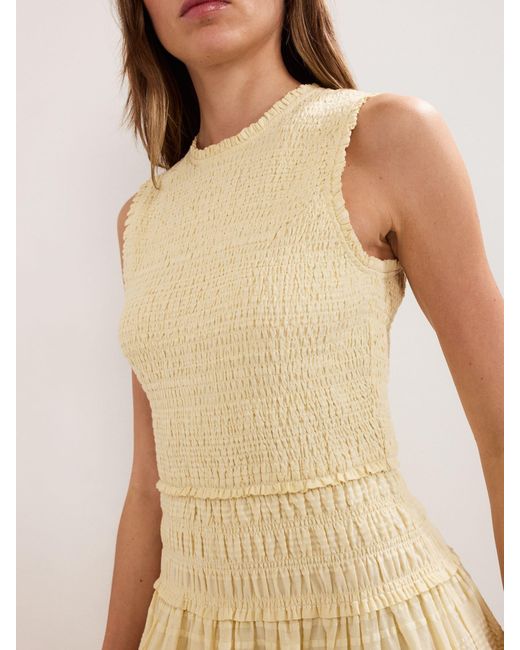 Phase Eight White Buttermilk Midi Dress