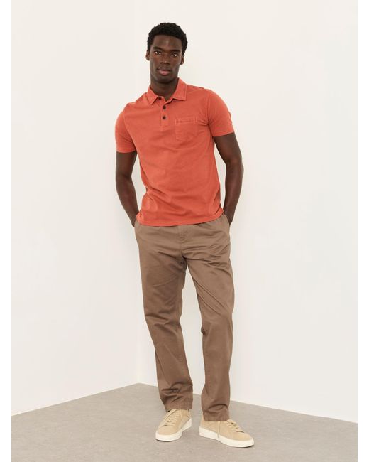 FatFace Red Fatface Stoke Polo Shirt for men