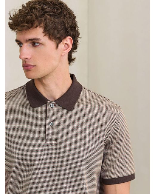 Next Pattern Polohemd in Gray für Herren