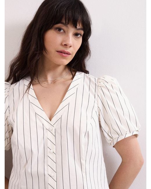 Phase Eight White Elora Blouse