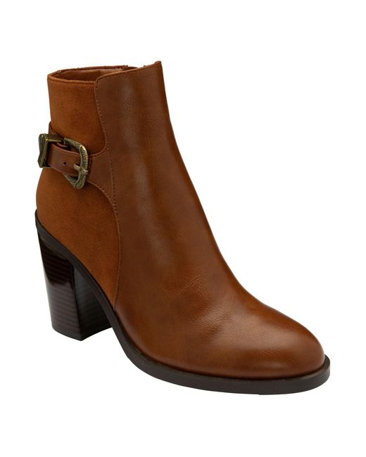 Lotus Brown Ankle Boots