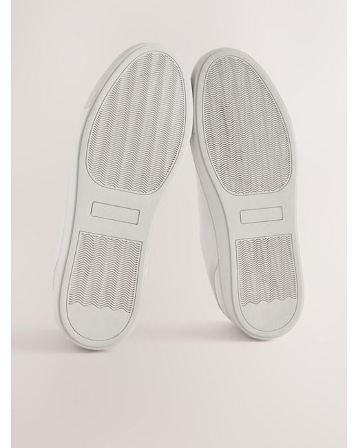 Next Natural Leather Trainers for men
