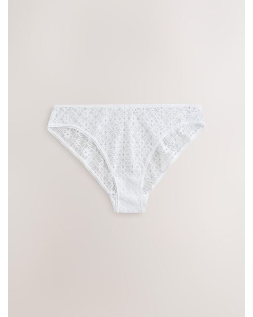 Next Black Lace Knickers 2 Pack