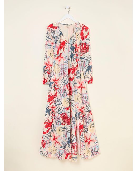 FatFace Pink Fatface Noelle Maxi Dress