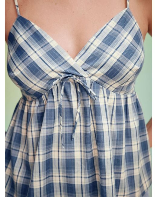 Next Blue V-Neck Cami Top