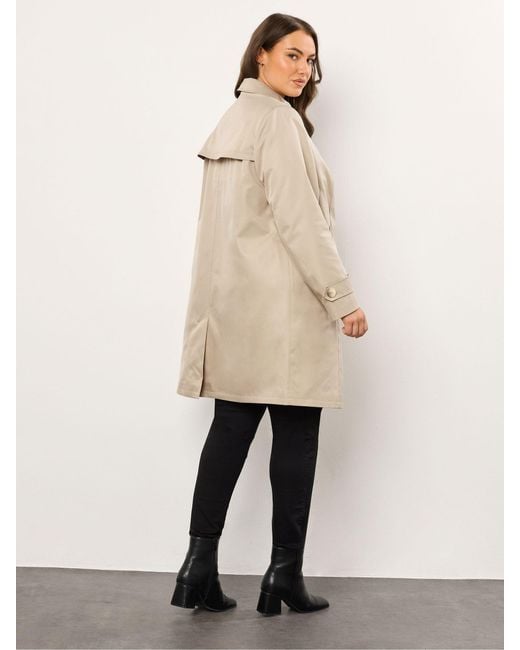 Evans Natural Trench Coat