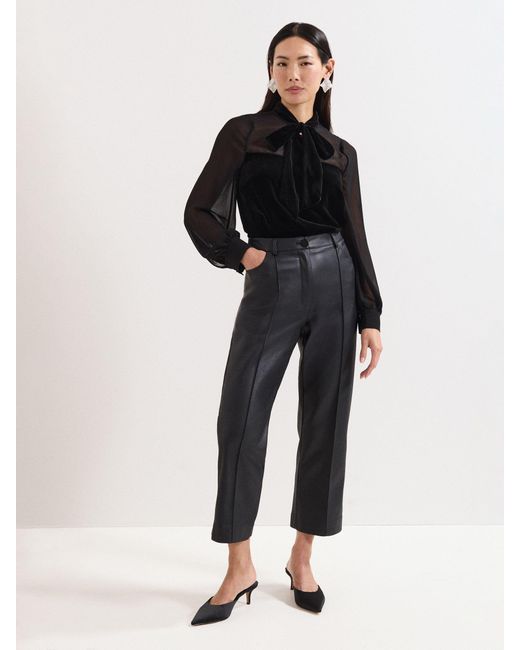 Phase Eight Black Raye Blouse