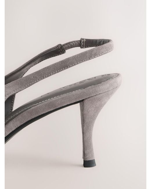 Next Natural Forever Comfort Chisel Toe Slingback Heels