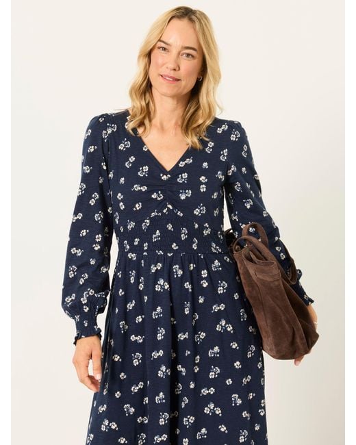 FatFace Blue Fatface Sophie Petite Jersey Dress
