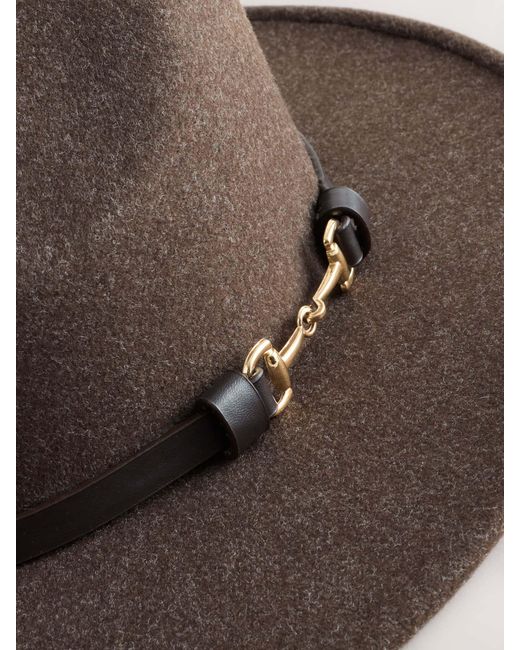 Next Brown Snaffle Fedora Snaffle Hat