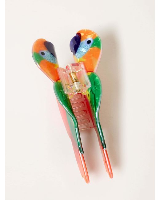 FatFace Pink Fatface Parrot Claw Clip