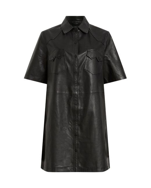 AllSaints Women's Black Allsaints Rock Dress