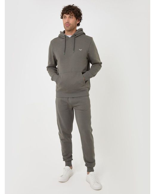 Threadbare Gray Hoodie for men