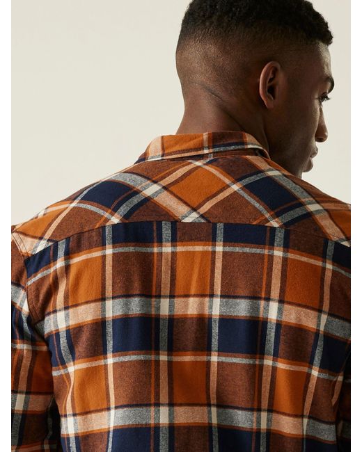 Regatta Orange Spennith Shacket for men