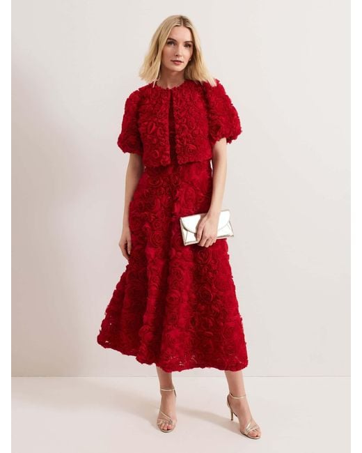 Phase Eight Red Phase Eight Angeline Jacket