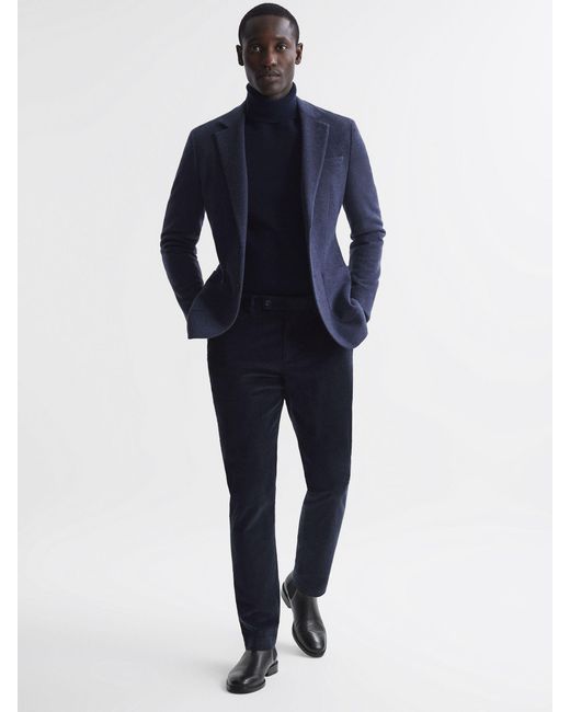Reiss Black Leather Chelsea Boots for men