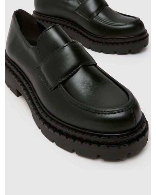 Schuh Black Lawson Chunky Loafers