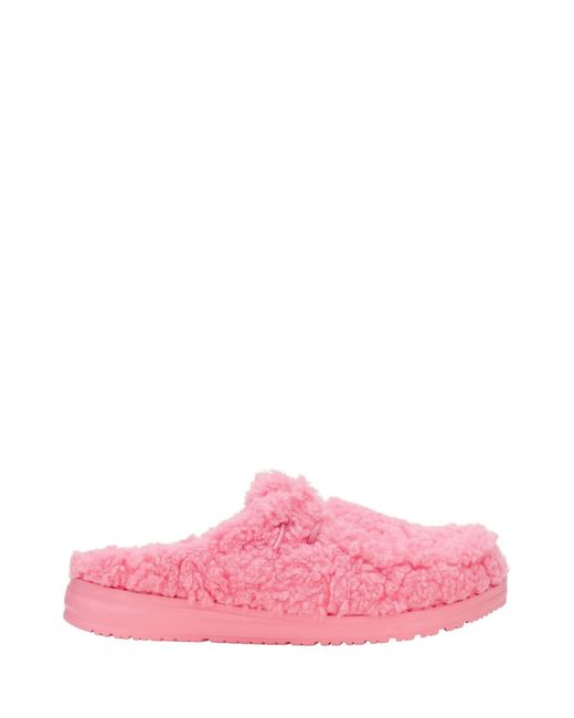 HeyDude Pink Wendy Slippers