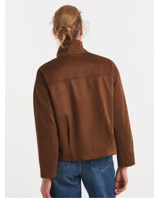 JD Williams Brown Suedette Jacket
