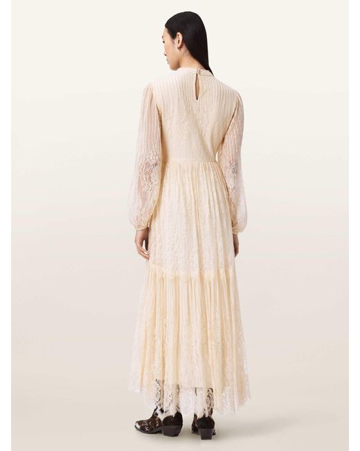 all saints embroidered dress AllSaints Women's Luci Eyelet Embroidered Minidress - White