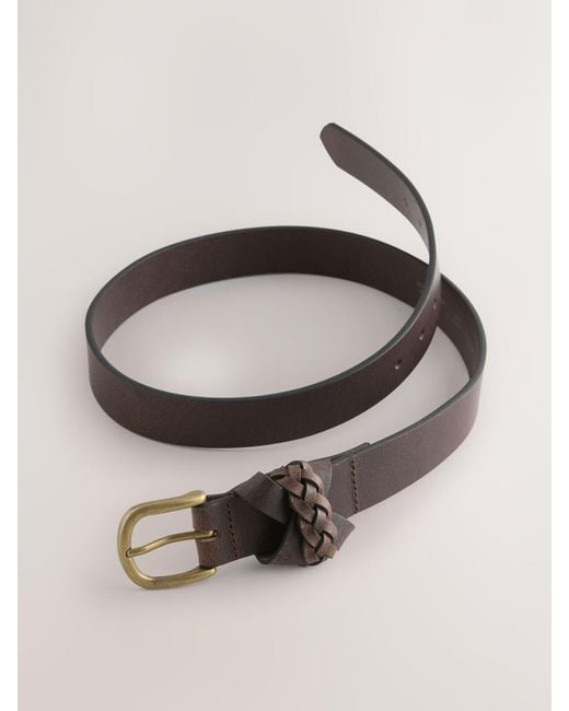 Next Natural Regular Casual Leather Belt