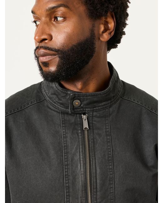 FatFace Gray Fatface Hamble Charcoal Bomber Jacket for men