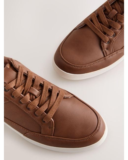 Next Brown Smart Casual Trainers for men