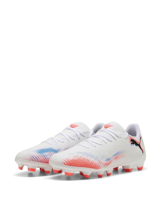 PUMA White Future 8 Play Firm Ground Football Boots for men