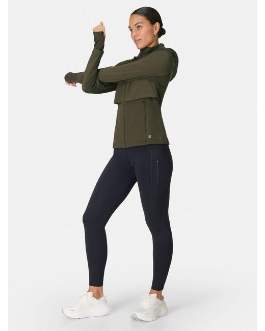 Sweaty Betty Blue 7/8 Length Winter Power Leggings